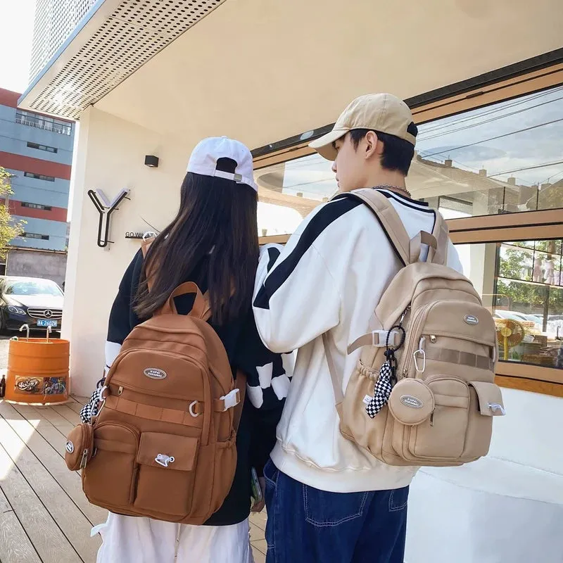 UAKISS  -   New Multi-pocket Women Backpack High Quality Youth Waterproof Backpacks for Teenage Girls Boys Female School Bag Bagpack