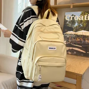 UAKISS  -   New Multi-pocket Women Backpack High Quality Youth Waterproof Backpacks for Teenage Girls Boys Female School Bag Rucksack