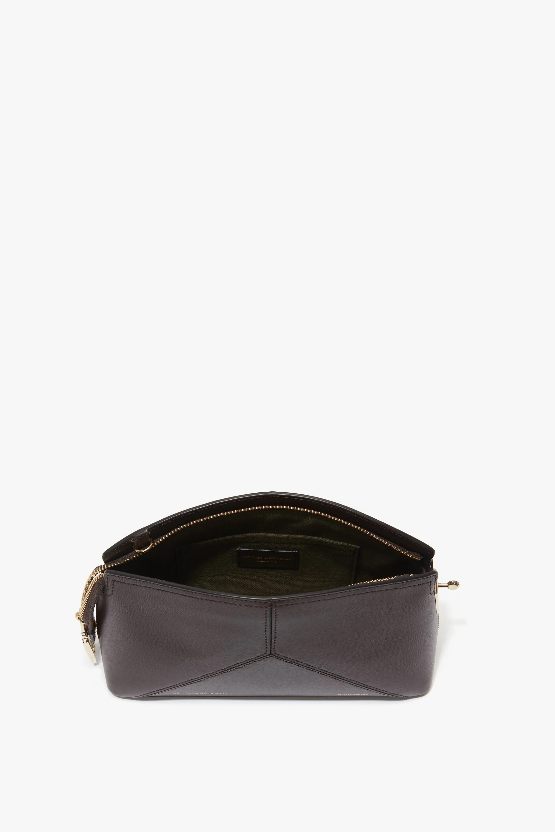 Victoria Crossbody Bag In Brown Leather