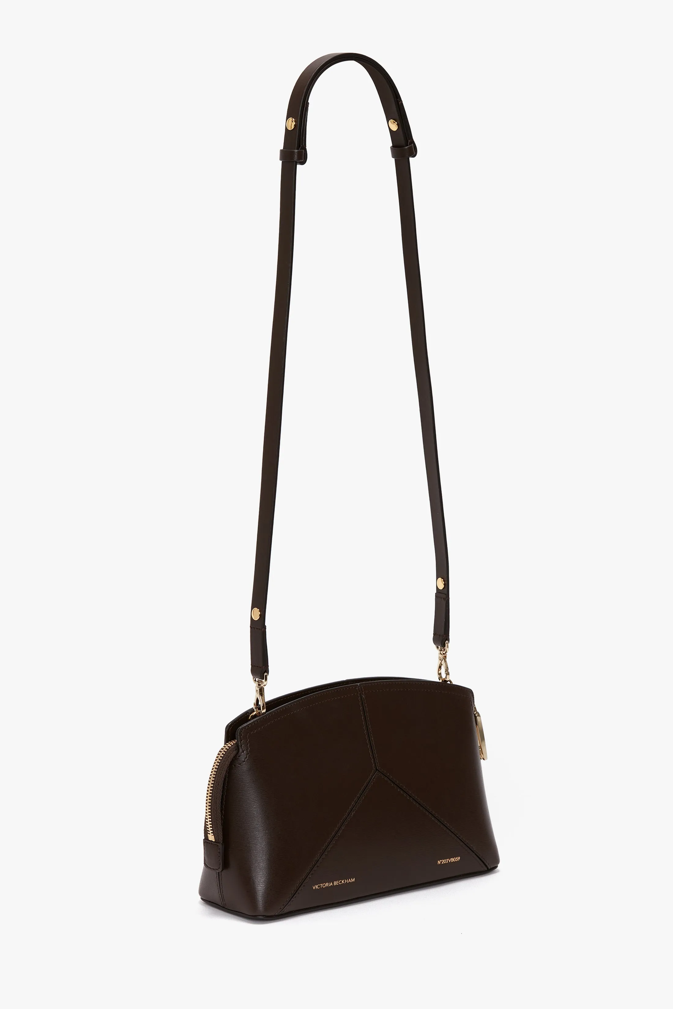 Victoria Crossbody Bag In Brown Leather