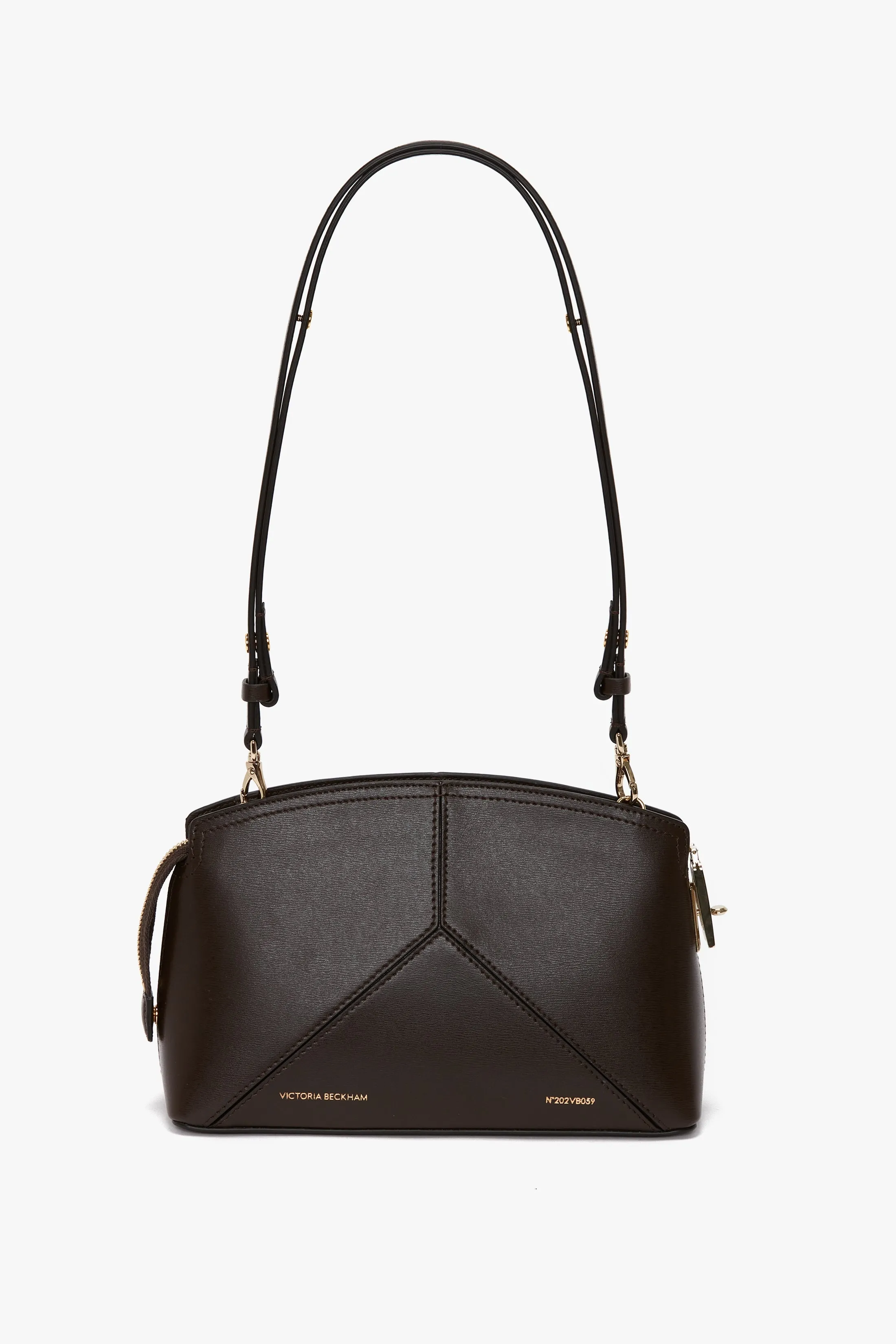 Victoria Crossbody Bag In Brown Leather