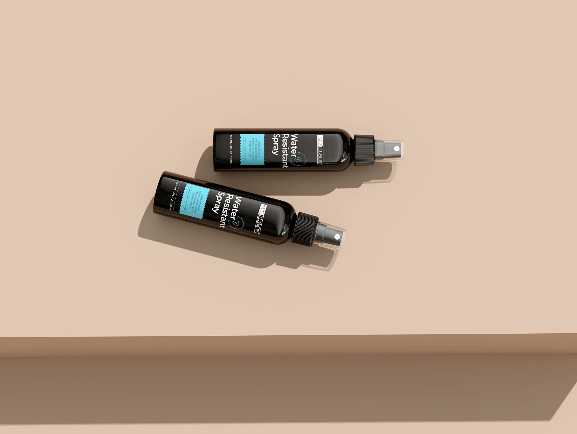 Water-Resistant Hold Spray for Stronger Bond With Hair Fibers