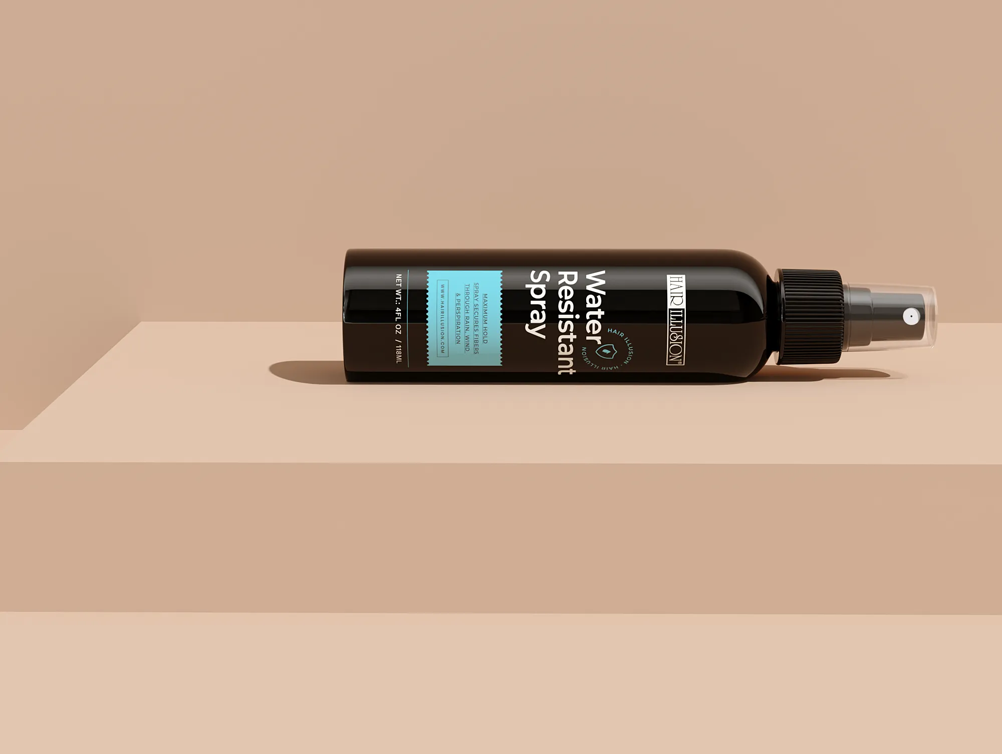 Water-Resistant Hold Spray for Stronger Bond With Hair Fibers
