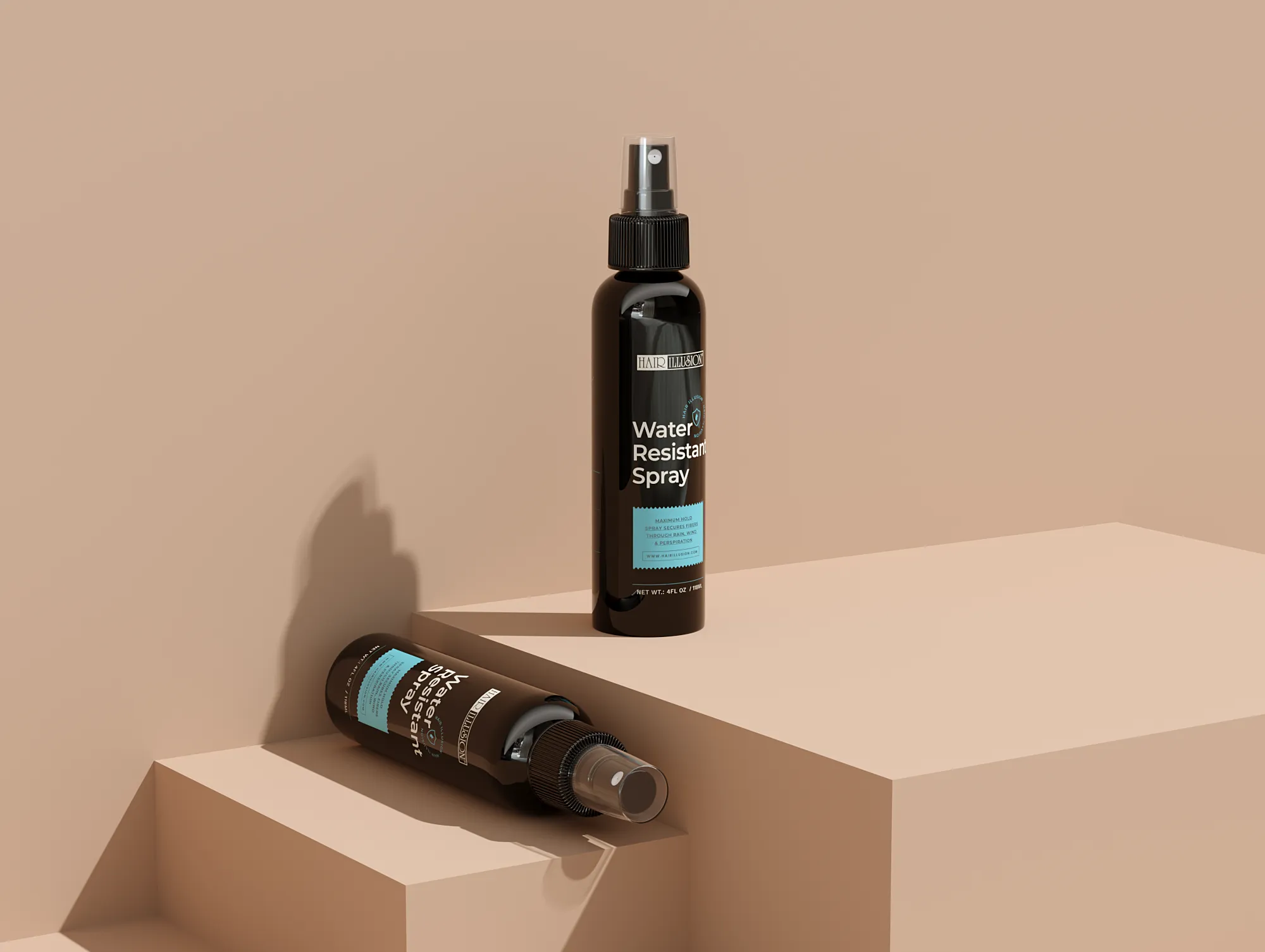 Water-Resistant Hold Spray for Stronger Bond With Hair Fibers